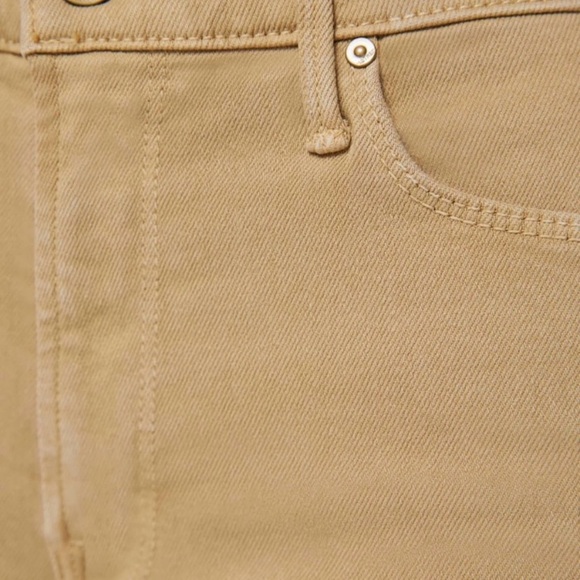 Mother Mid Rise Dazzler Ankle Fray Prairie Sand 26 - Picture 7 of 15